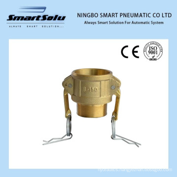 High Quality Male BSPT Threaded Forged Brass Cam Lock Coupling